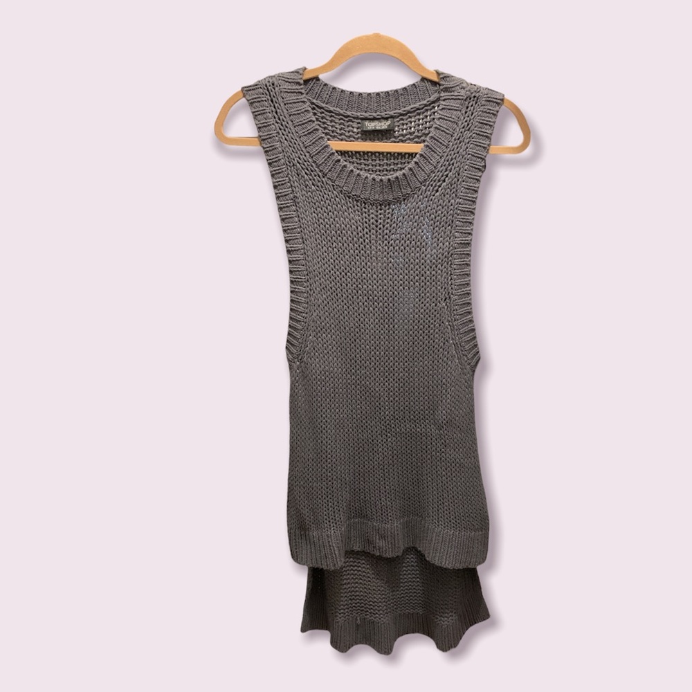 Topshop Knit Tunic Tank